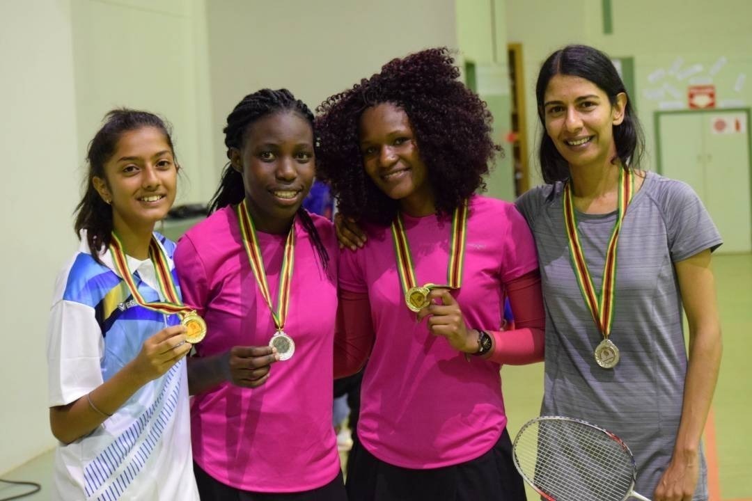 Women and girls in badminton in Zimbabwe